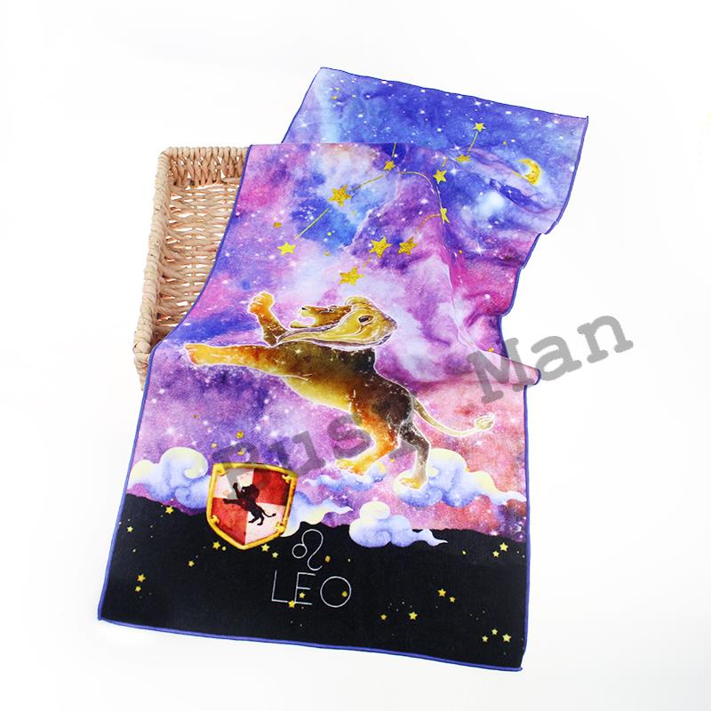 cotton digital printed face towel