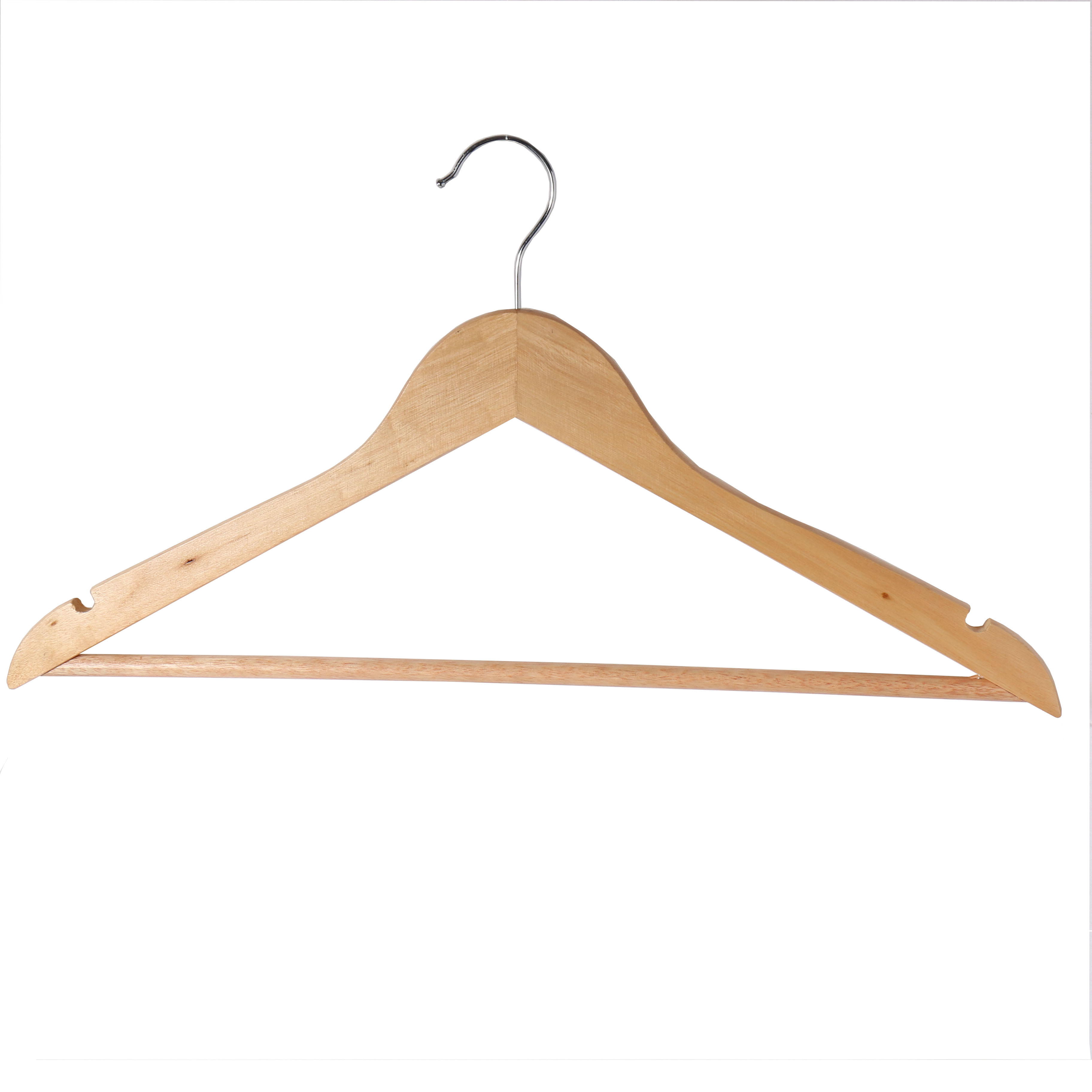 Wholesale manufacturer high quality wooden hanger,wooden clothes hanger for display