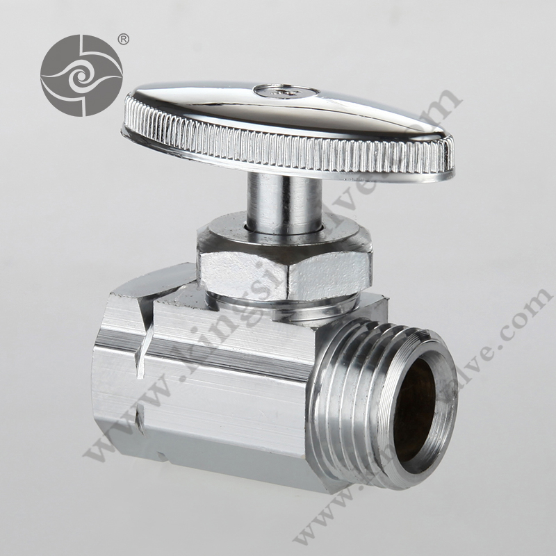 Chrome plate angle valve
