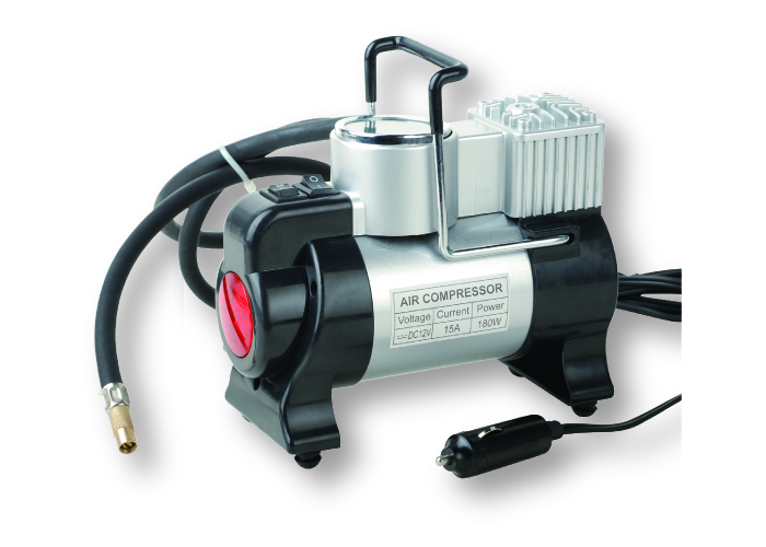 3 in 1 Car air compressor tire inflator DC12v portble Metal air pump
