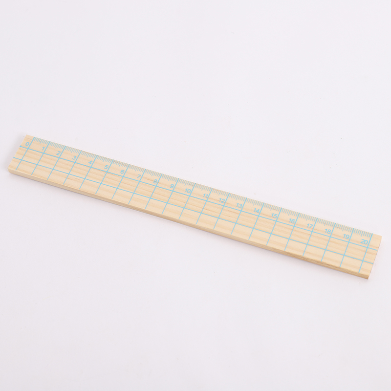 20cm Natural Wood Straight Ruler