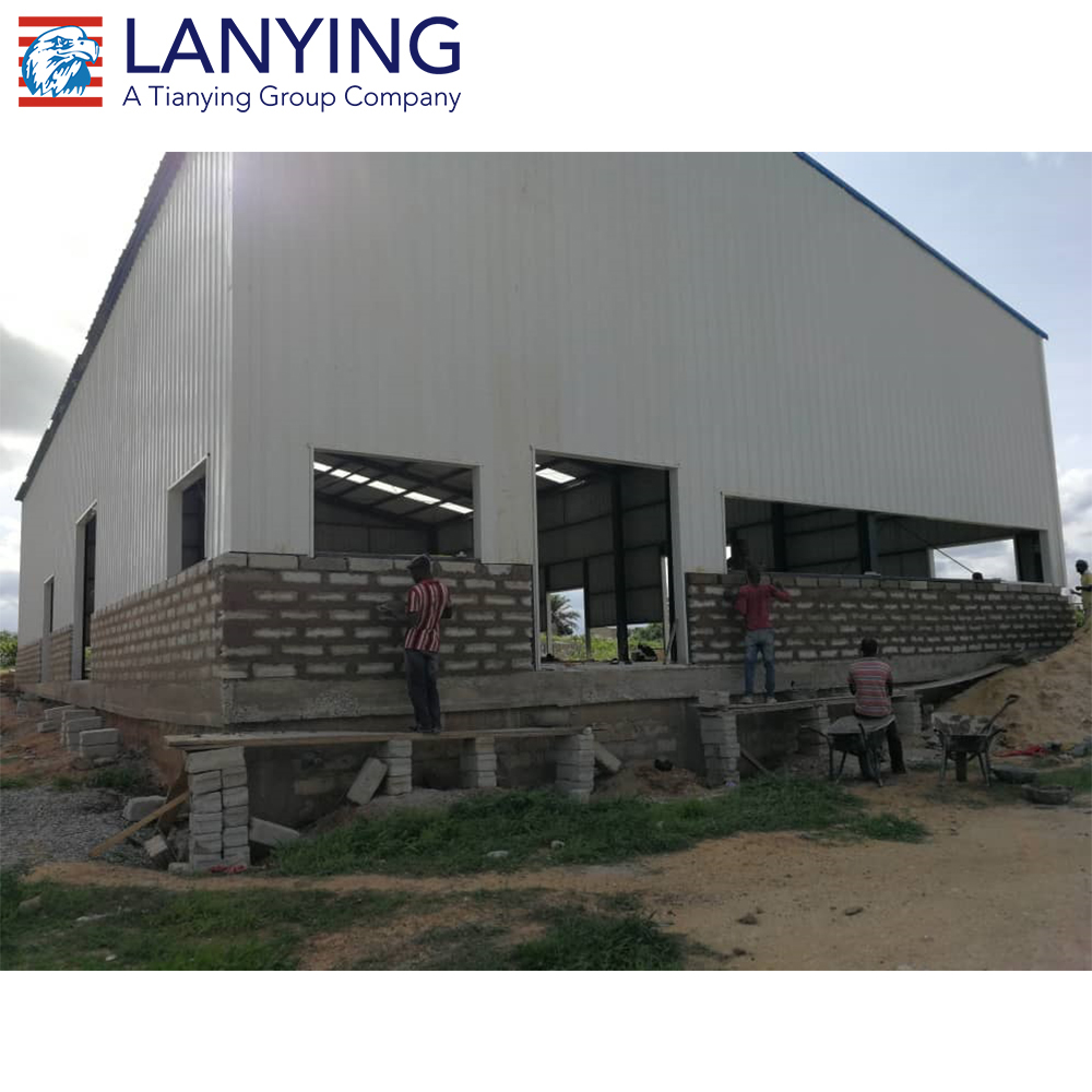 Garage prefabricated building steel structure custom garage warehouse