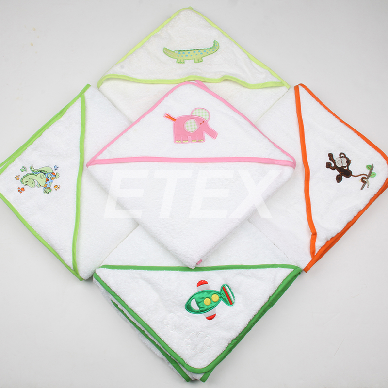 Cotton Terry Hooded Towel for Infants