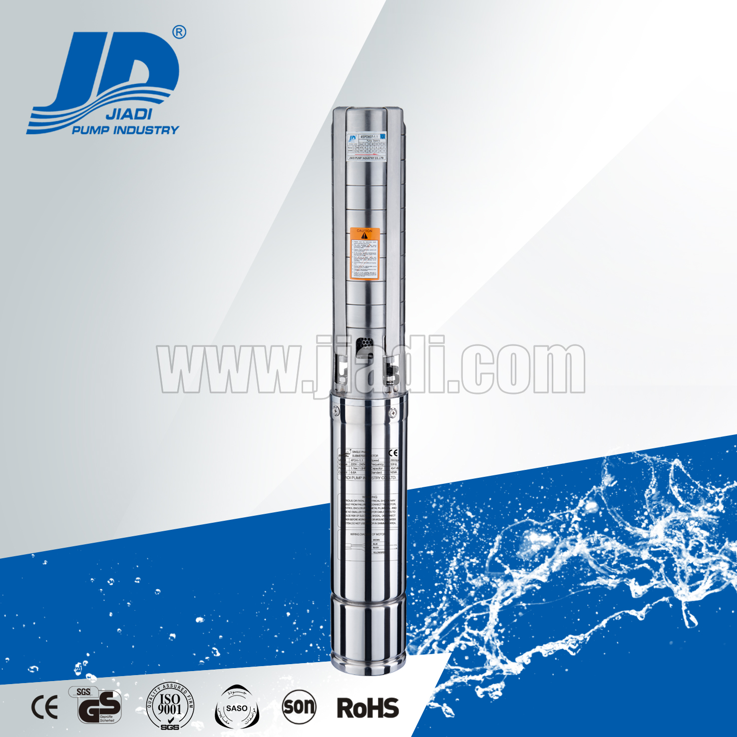 4'' Stainless Steel Submersible Deep Well Pump