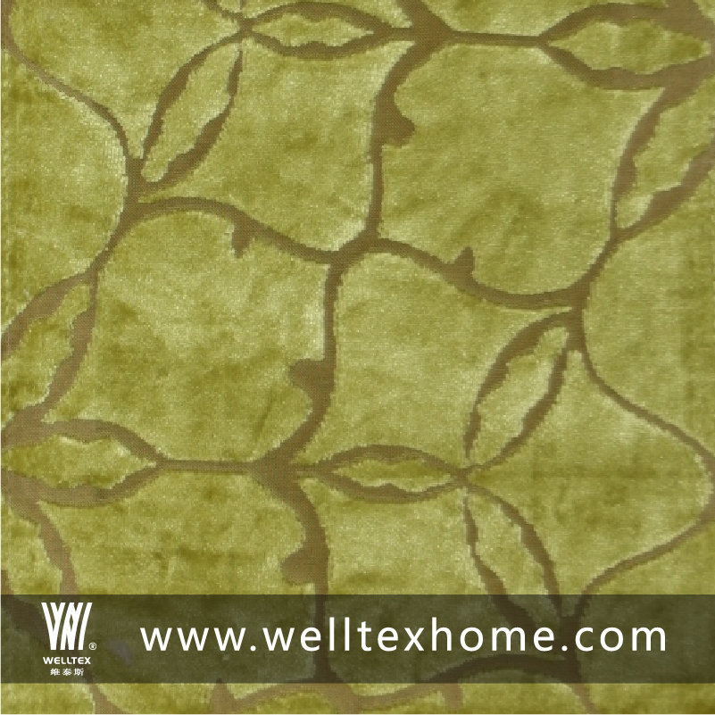 Stock Jacquard Velvet Fabric