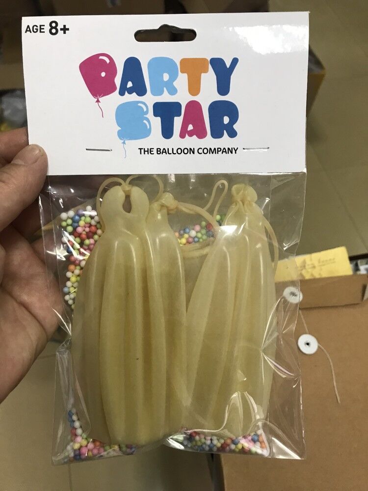 punch balloon with bead