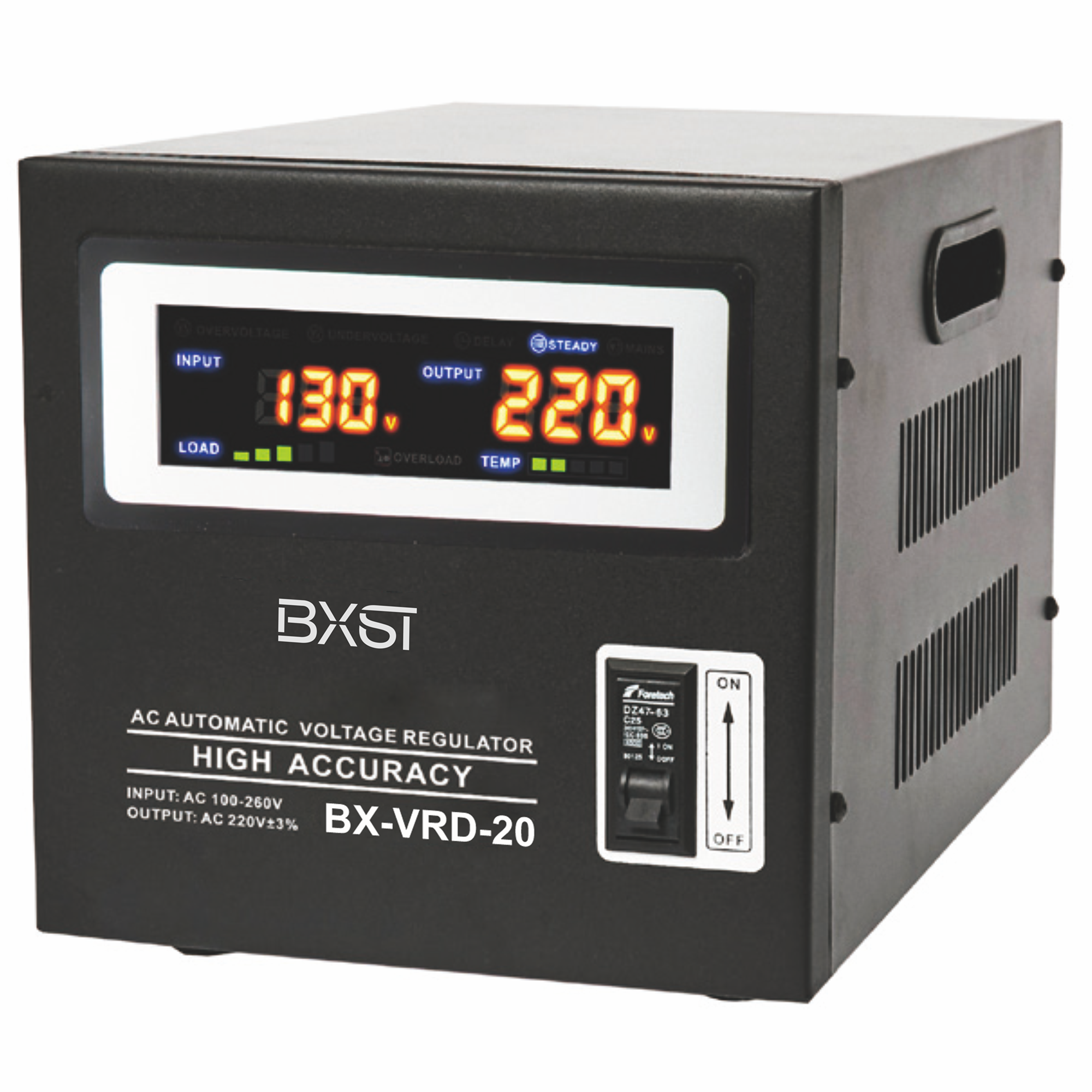 BX-VRD20 LED Display Household Widely Used USB Charging Voltage Stabilizer 220V AC for Home