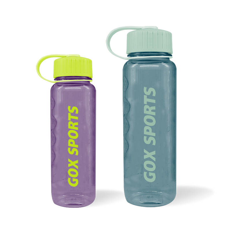GOX Tritan Water Bottle With Carry Loop With Wide Mouth BPA free For Fitness, Outdoor Enthusiasts