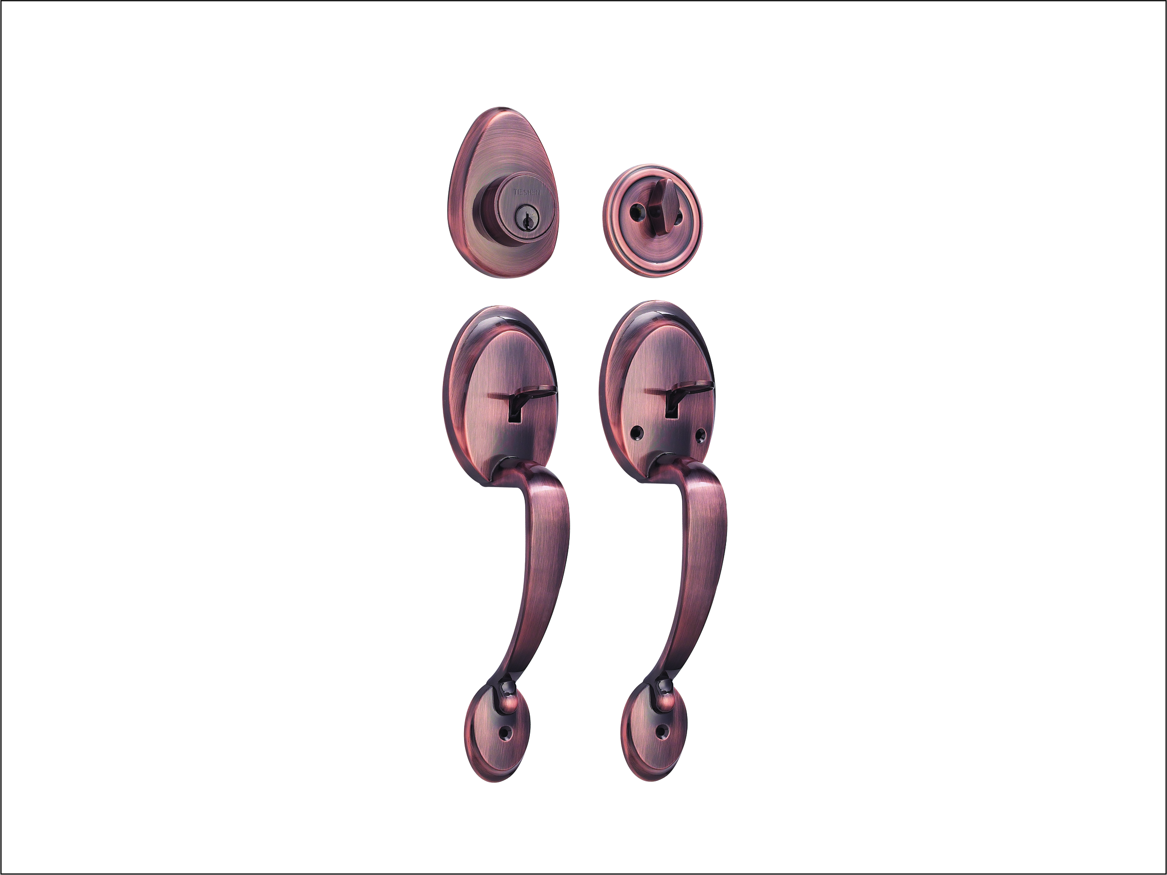 Entrance handleset
