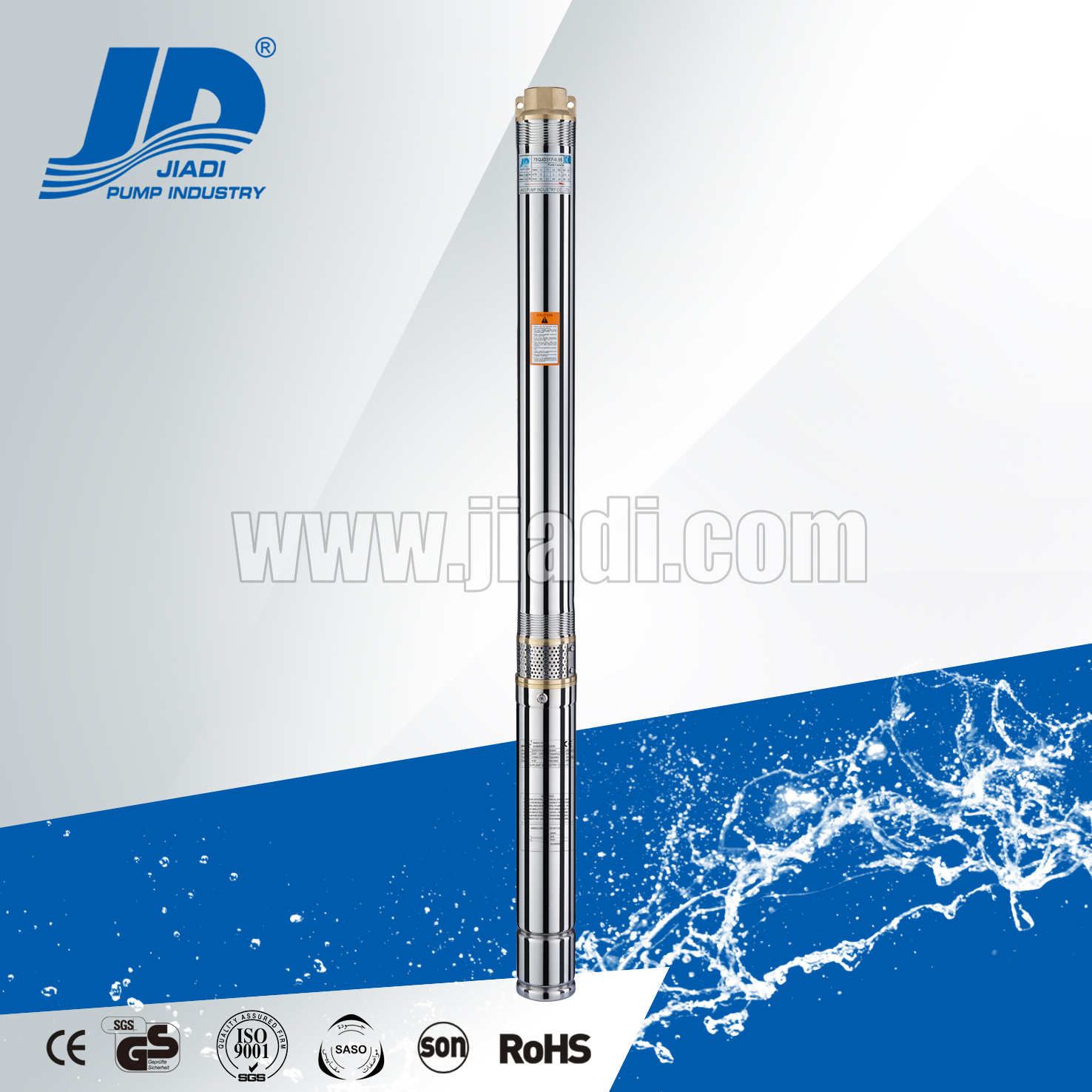 2.5'' INCH STAINLESS STEEL MUlTISTAGE IMPELLER DEEP WELL PUMP BORE HOLE PUMP