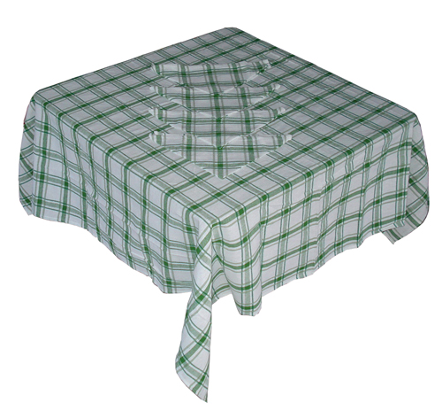 Cotton Check Pattern Table Cloth