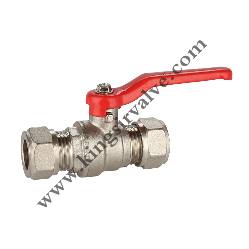 Nickel plated ball valve