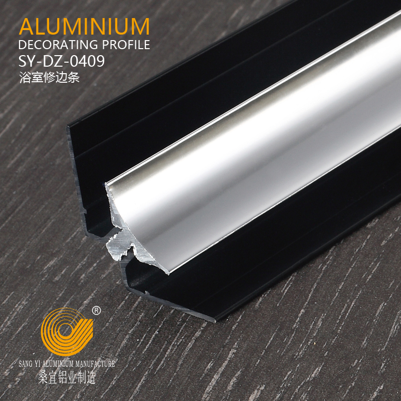 Aluminium profile bathroom edge protect connect trim