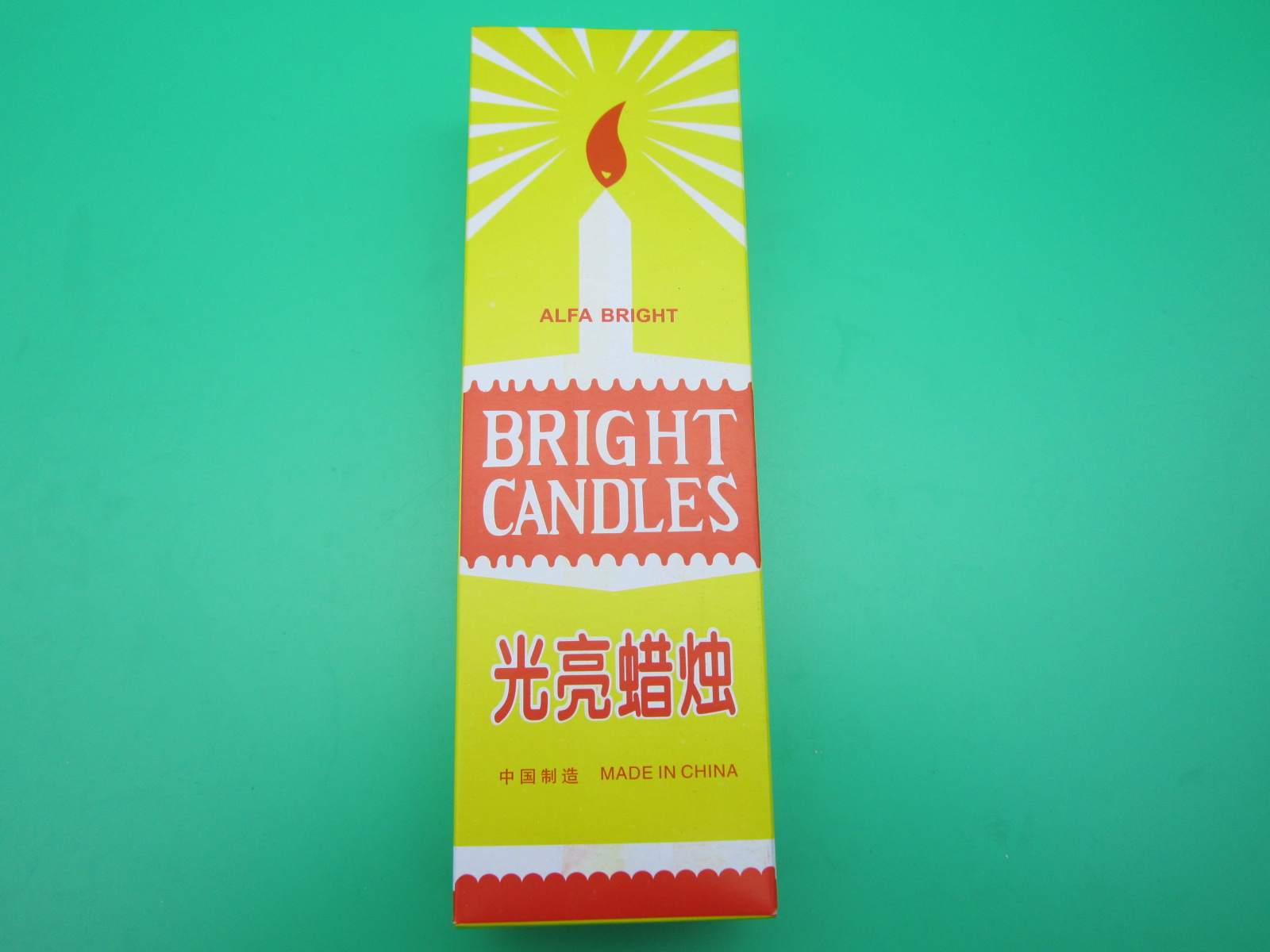 white household candle