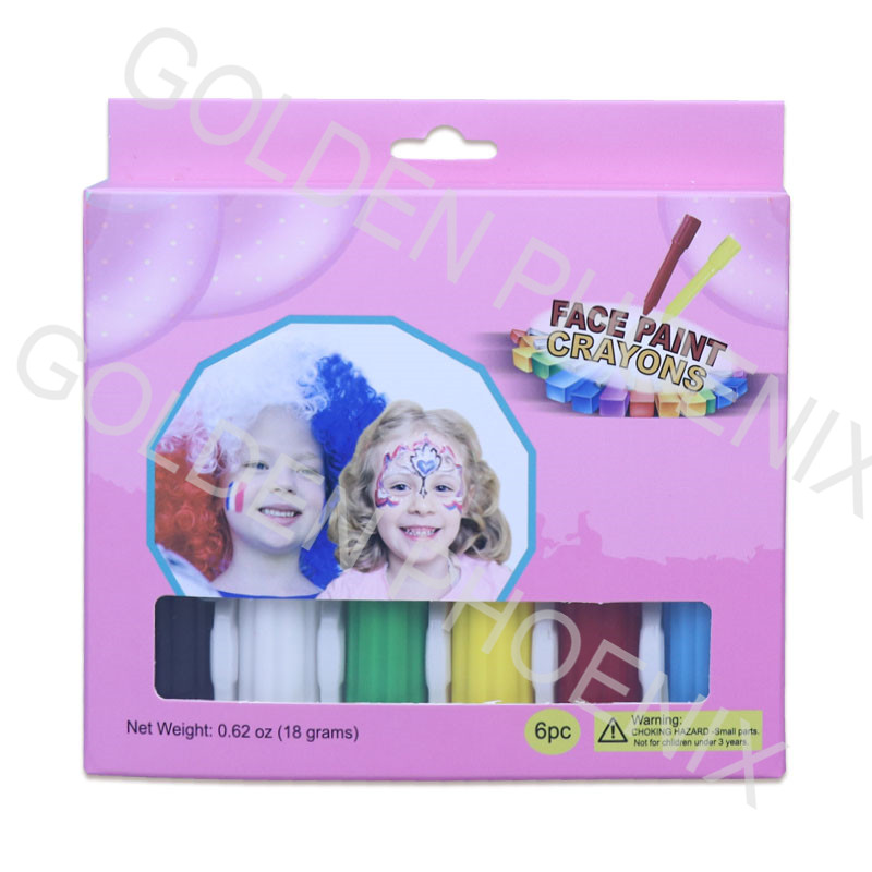 6 Colors Face and Body Paint Crayon