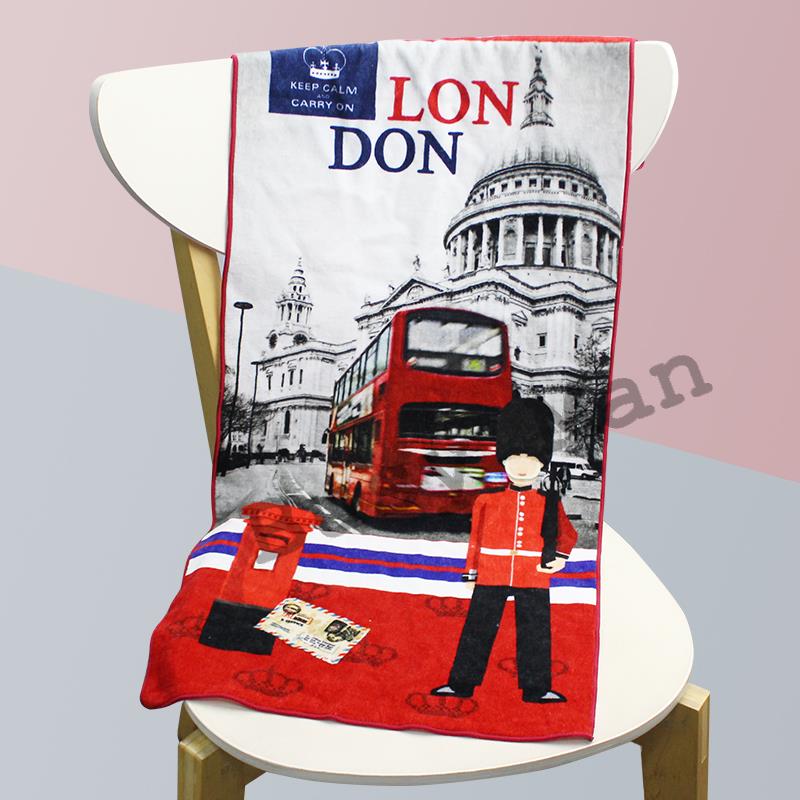 cotton digital printed face towel