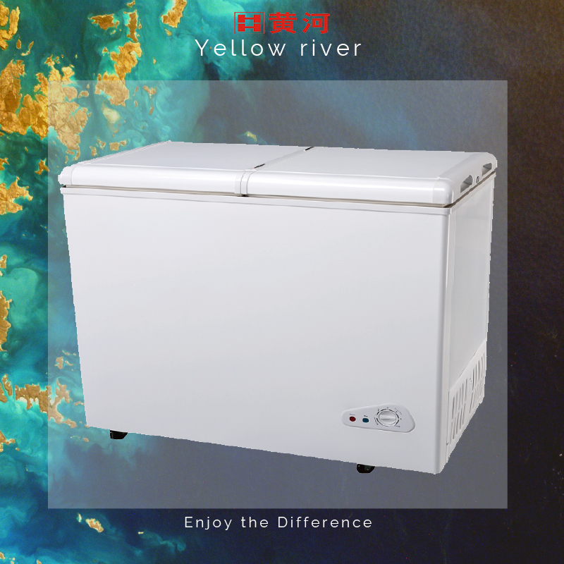 Double Butterfly Door Chest Freezer