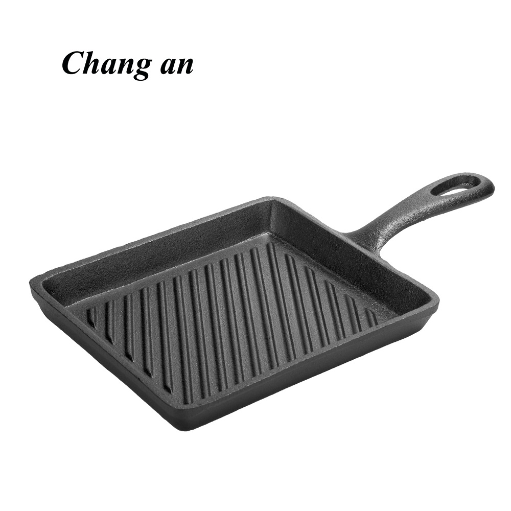 Cast iron grill pan