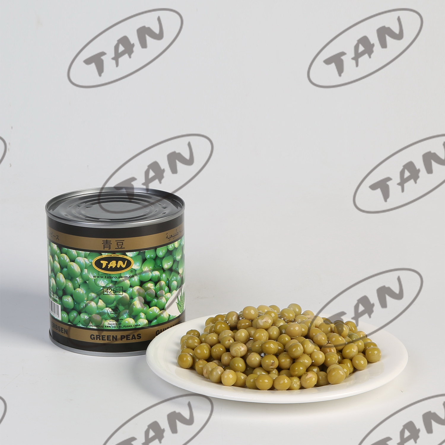 Canned green pea