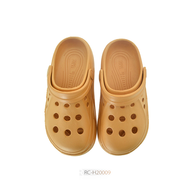 Back Straps Injection EVA Molded Footbed Slide On Sandals