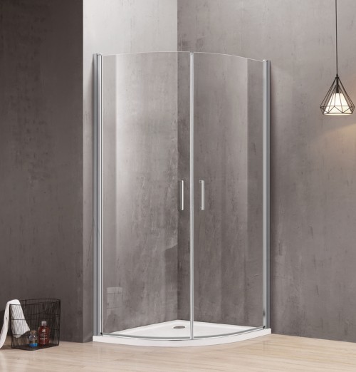 Round pivot door