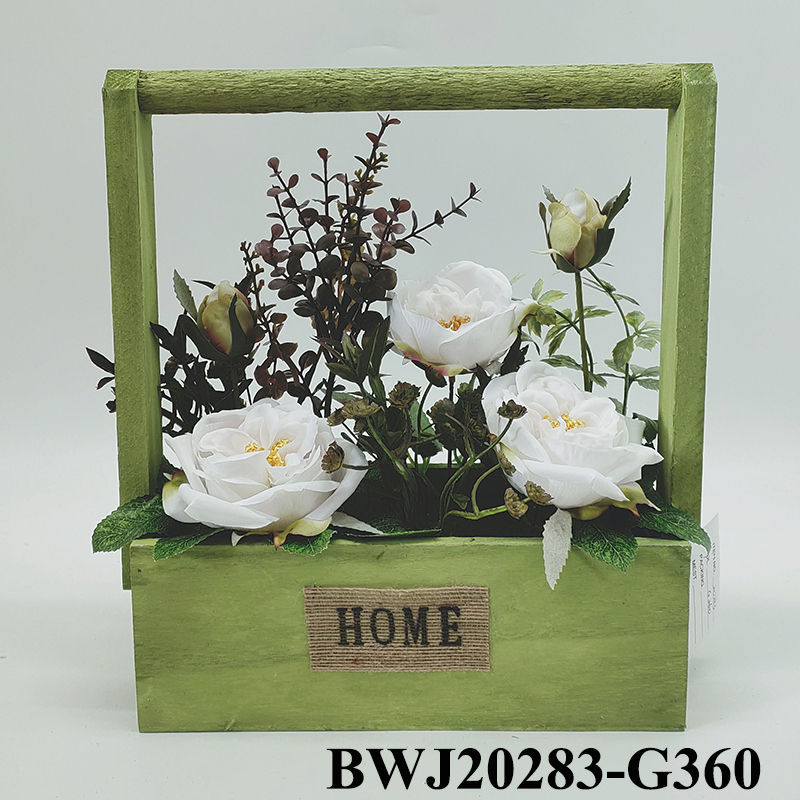 Artificial flower arrangement for decoration
