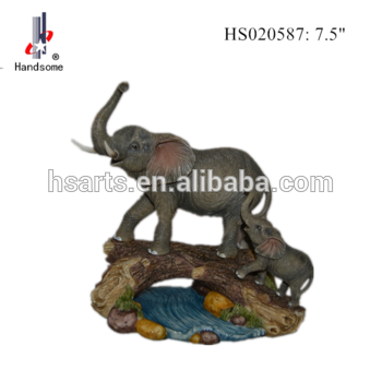 7.5"indoor decorative resin elephant animal statues for sale