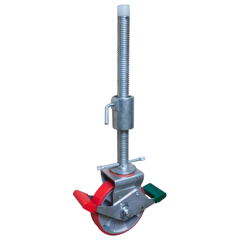 Japan Type J150 Elastic Rubber Wheel Caster With Double Brake