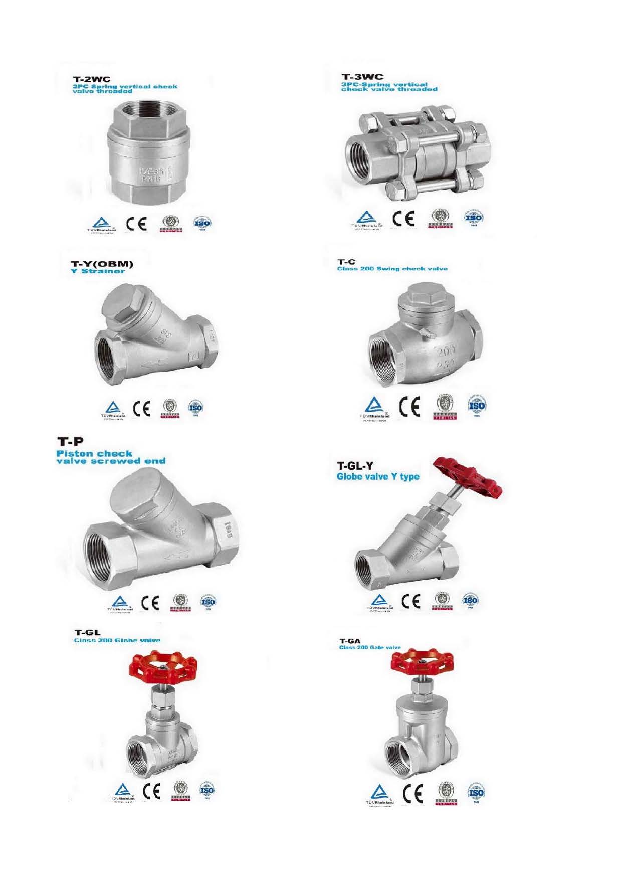SS Screwed Valves