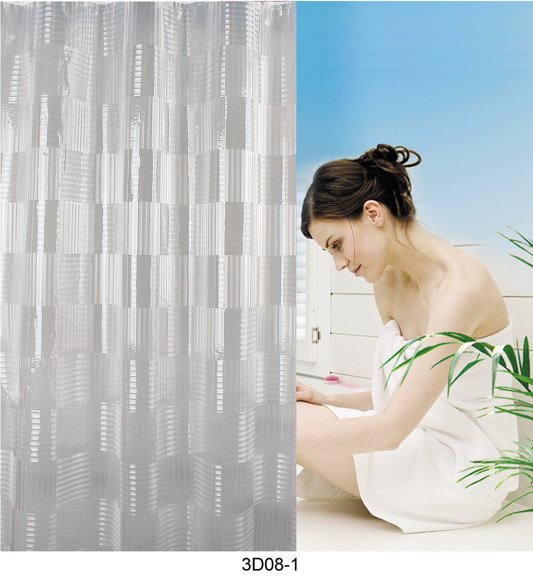 3d Peva Shower Curtain