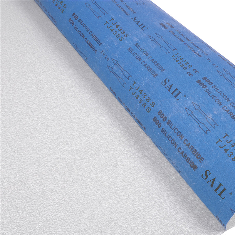 machine use soft abrasive cloth roll with special coated TJ438S