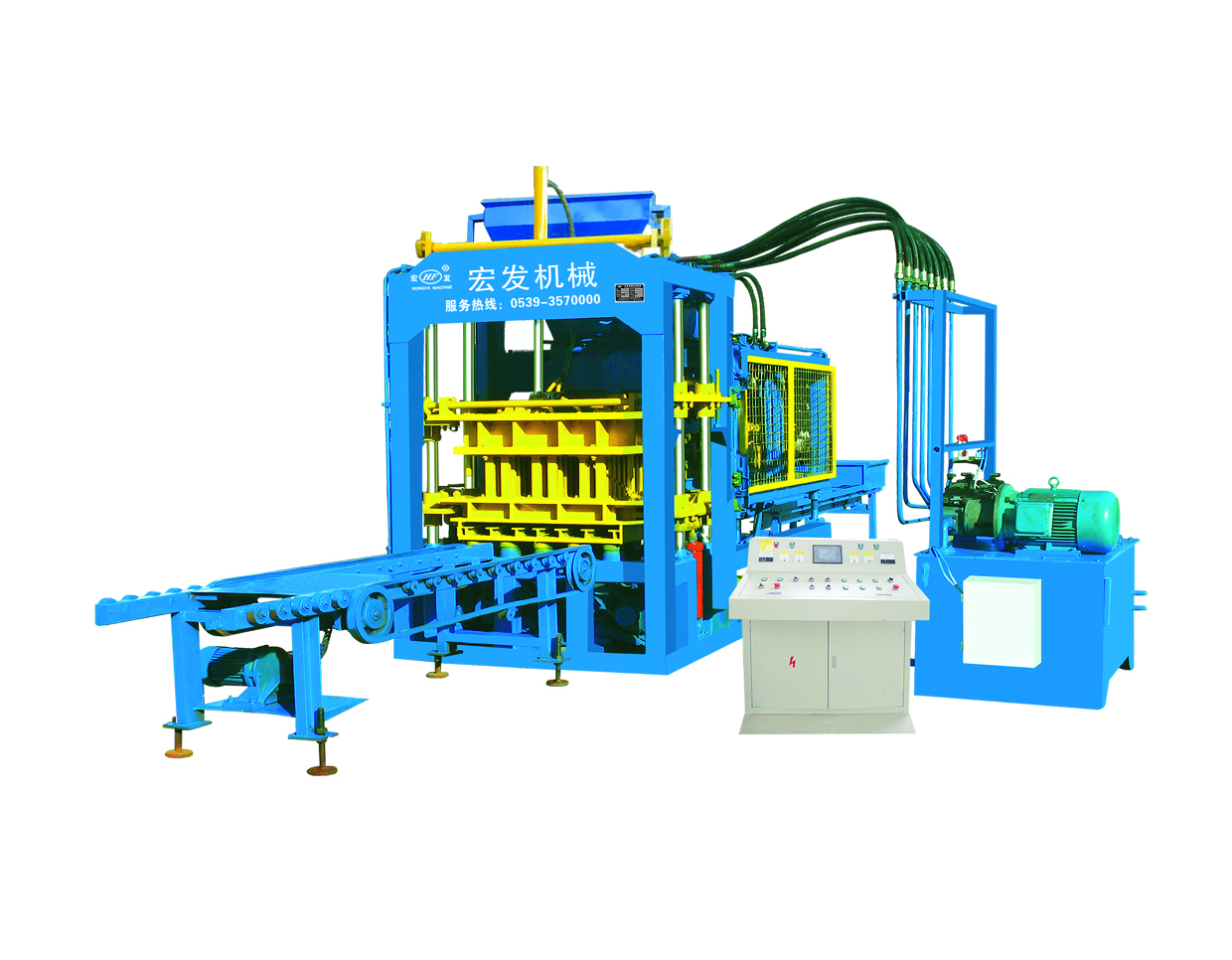 QT6-15 Concrete block making machine and interlocking brick machine with cheap price