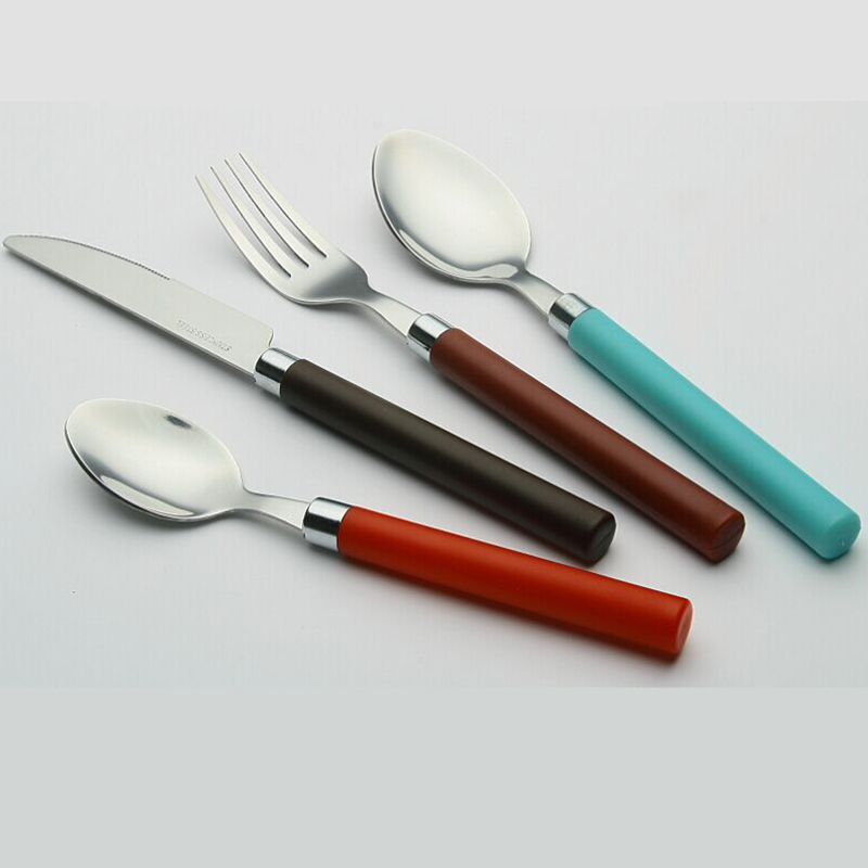 Flatware Set Hot Sale Cutlery Set with PP Handle Stainless Steel Cutlery