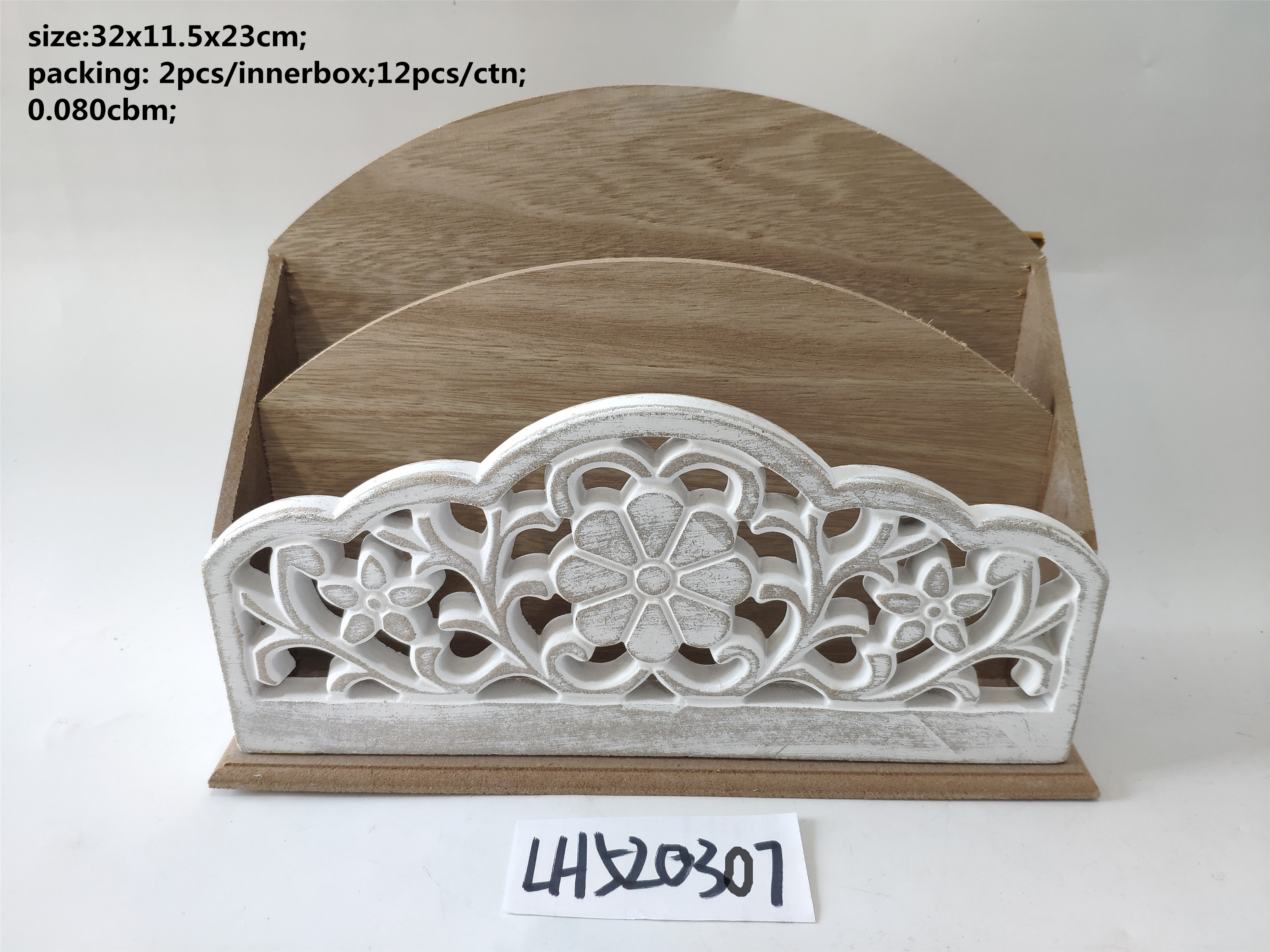 MDF material retro pattern storage tissue box