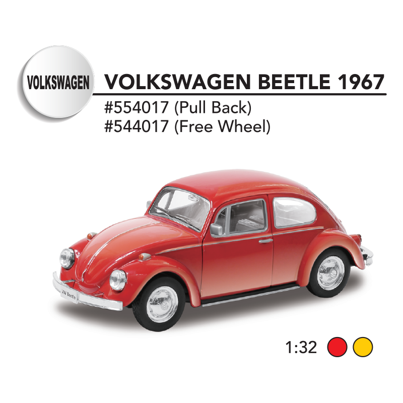 1:32 Volkswagen Beetle 1967