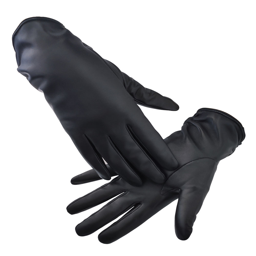 low price winter sheepskin gloves touch screen leather with wool / cashmere lining for women