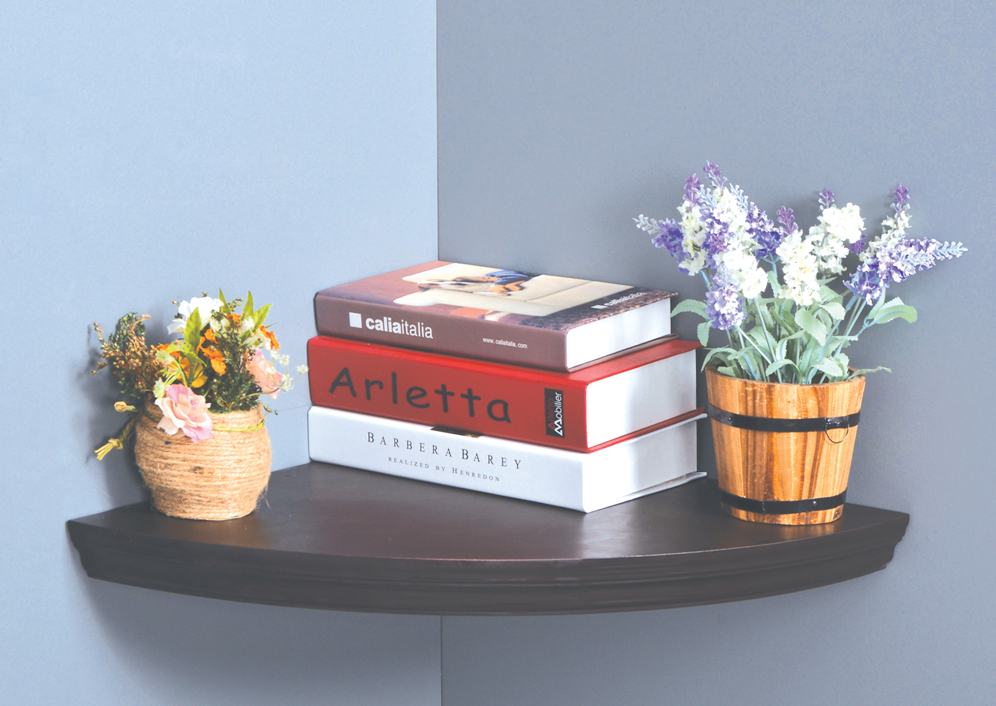 Fan Shaped Corner Shelf,Wall-mounted Corner Shelf