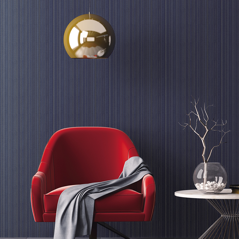 Modern Textured Design Fire retardant Fabric-backed Vinyl Wallcovering for Hotel Project