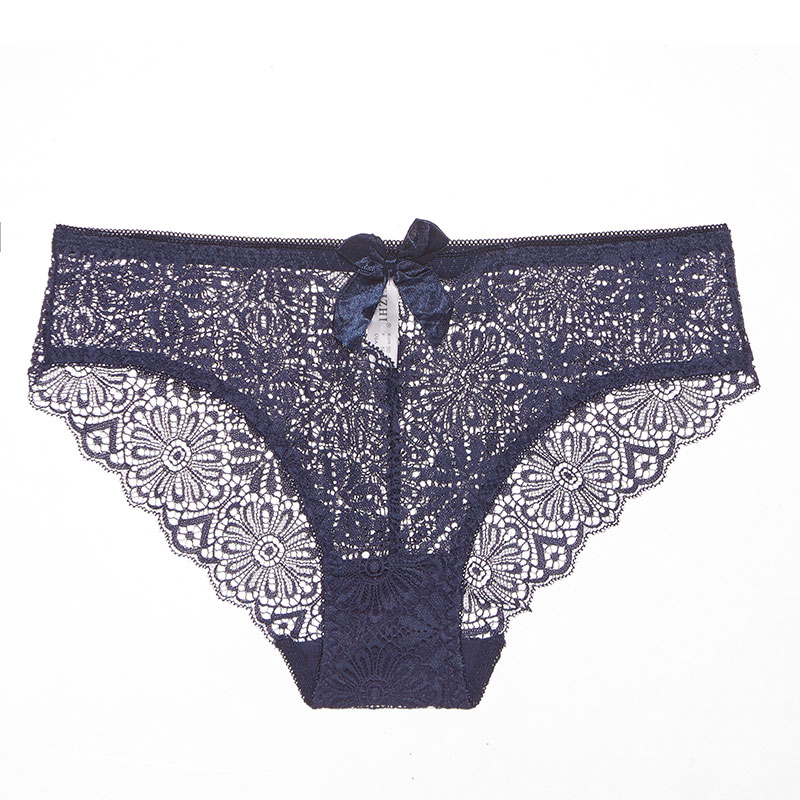 Hot Sale New Design Brand Custom Available Full Lace Classice Brief For Ladies