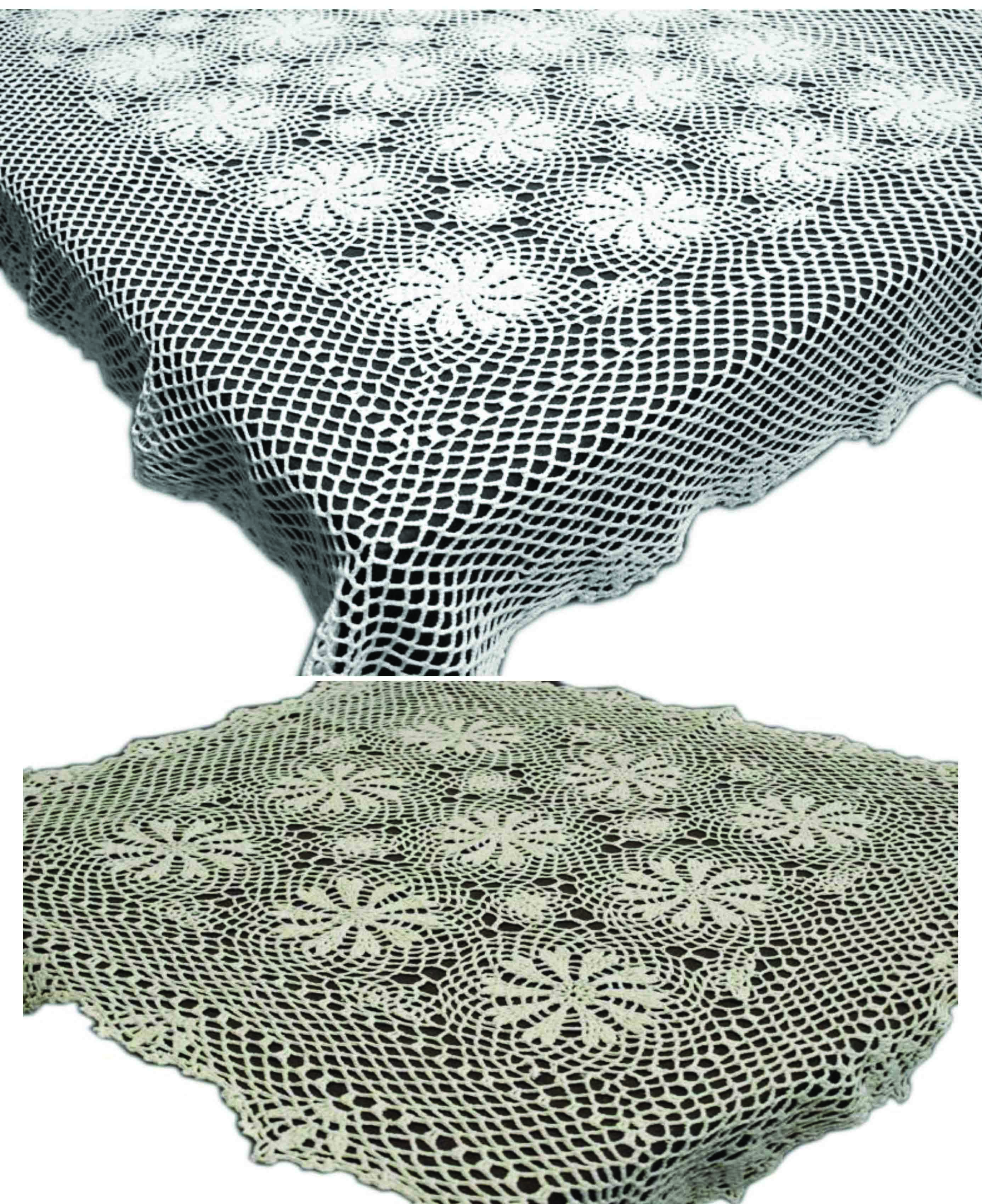 hand crochet tablecloths