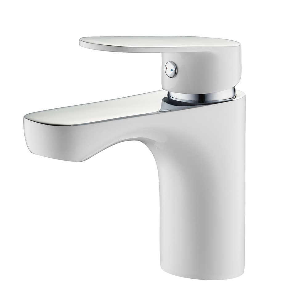 TIEMA ZS41603CW Basin Faucet Beautiful design bathroom white basin waterfall tap