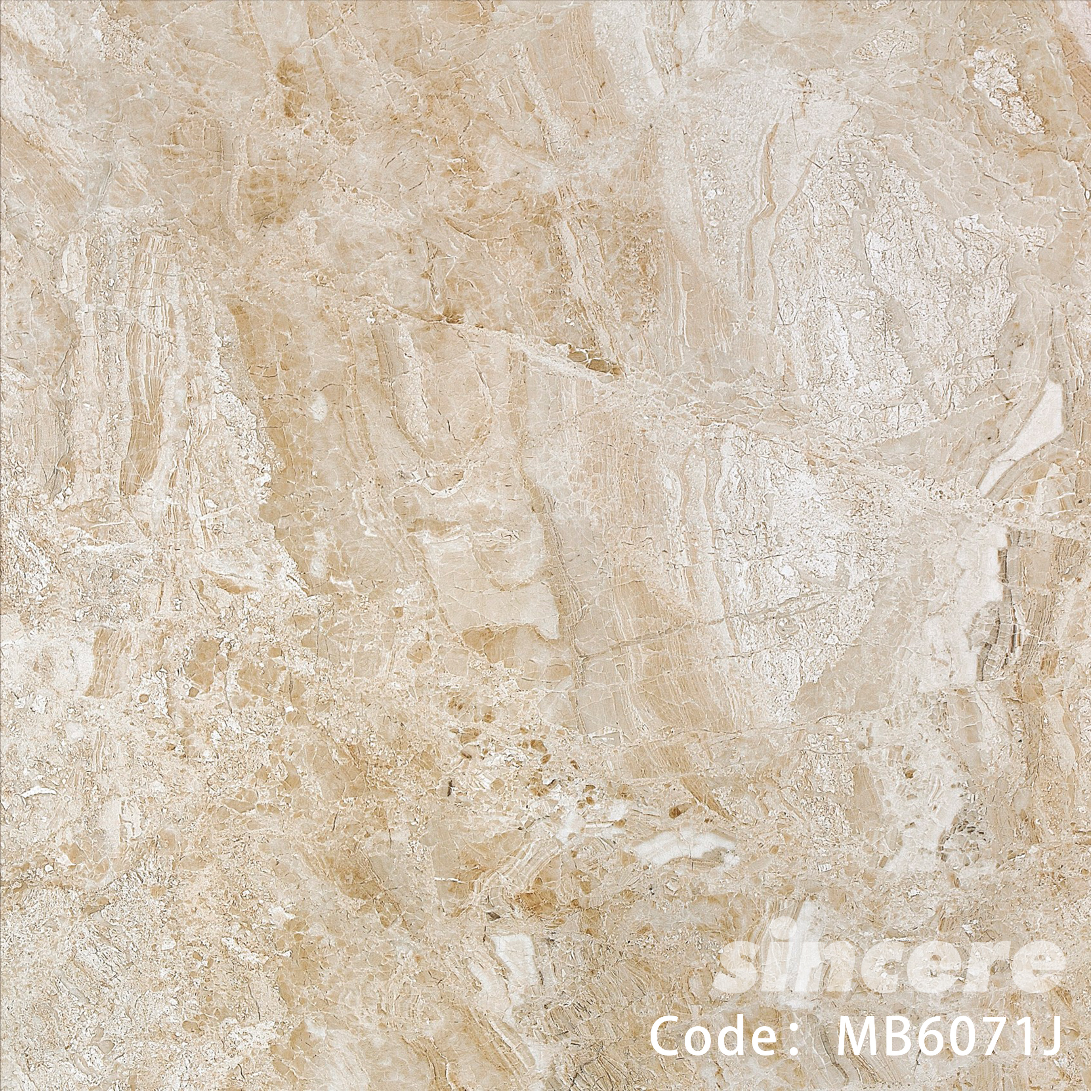 Polished glazed porcelain tiles