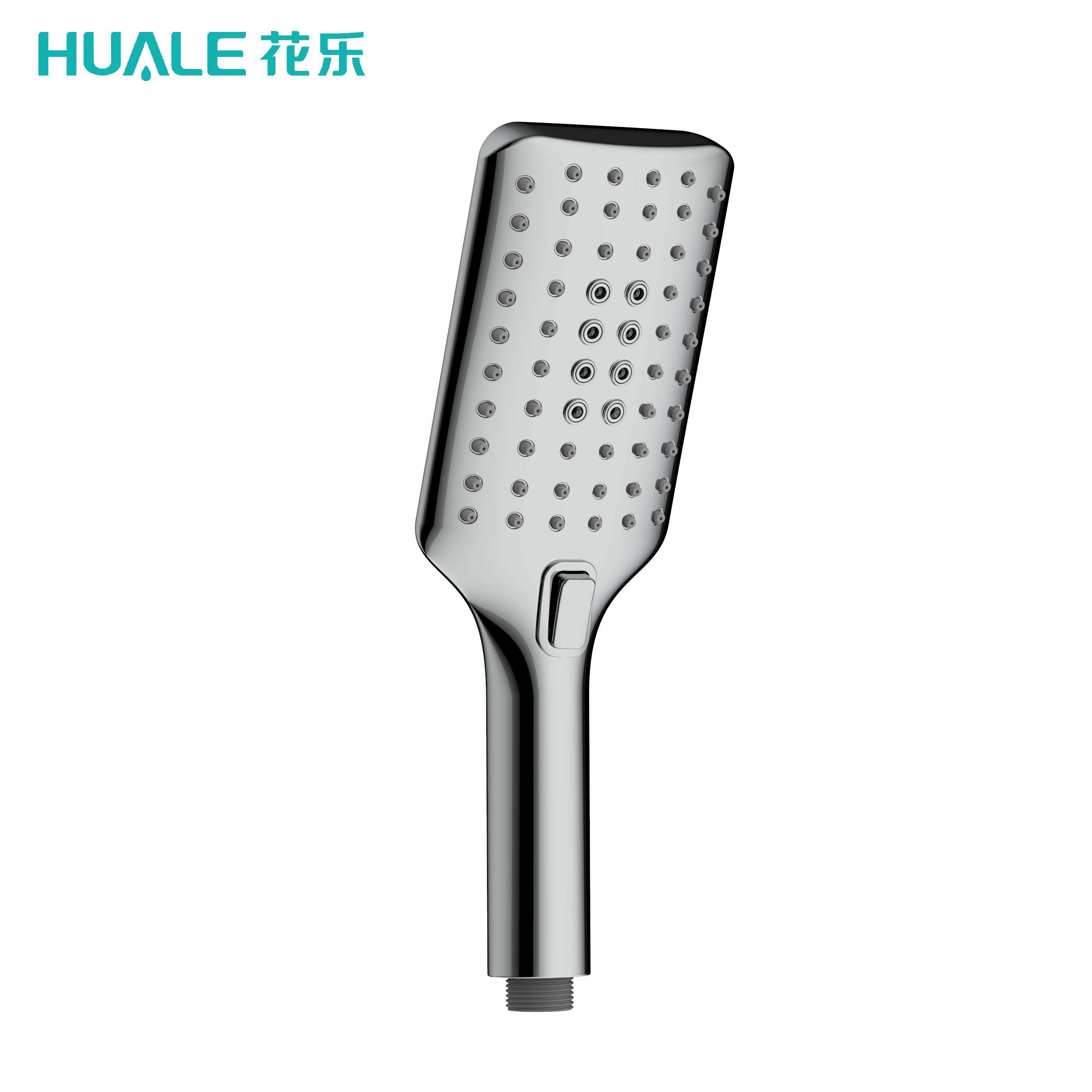 3-Setting Ultra-Luxury 3 Way push button held hand Shower chromed