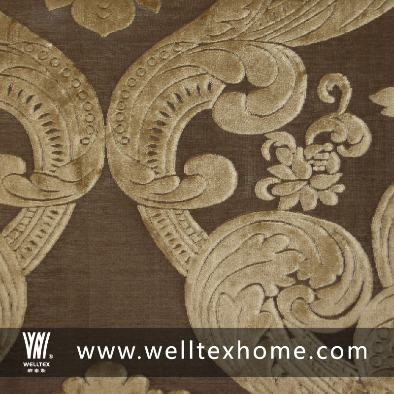 Stock Jacquard Velvet Fabric