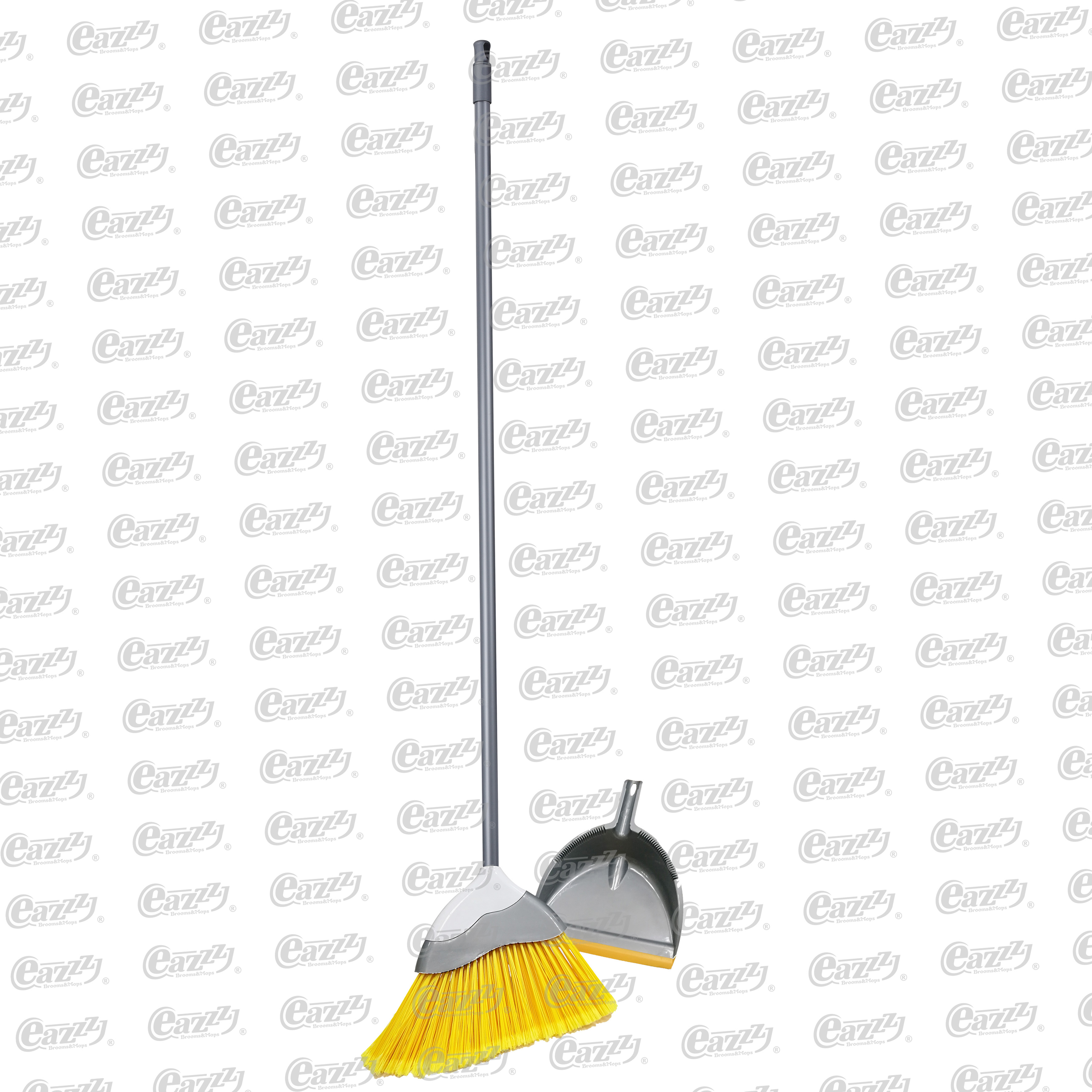 Two Tone Angle Broom & Dustpan Set
