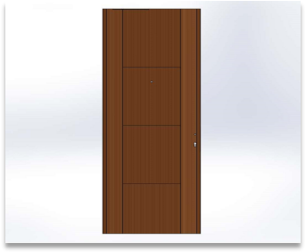 High performance fire door core