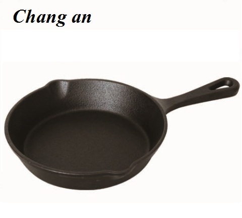Cast iron preseasoned oil skillet