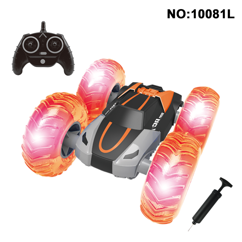 2.4G Jumping car with inflatable wheel with light