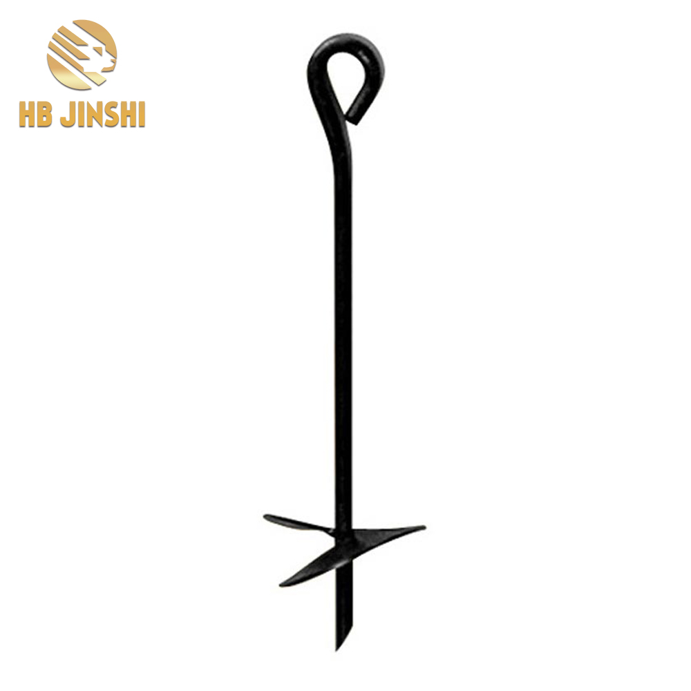 Customized Powder Coated and Galvanized Ground Anchor, Dog Stake, Earth Anchor