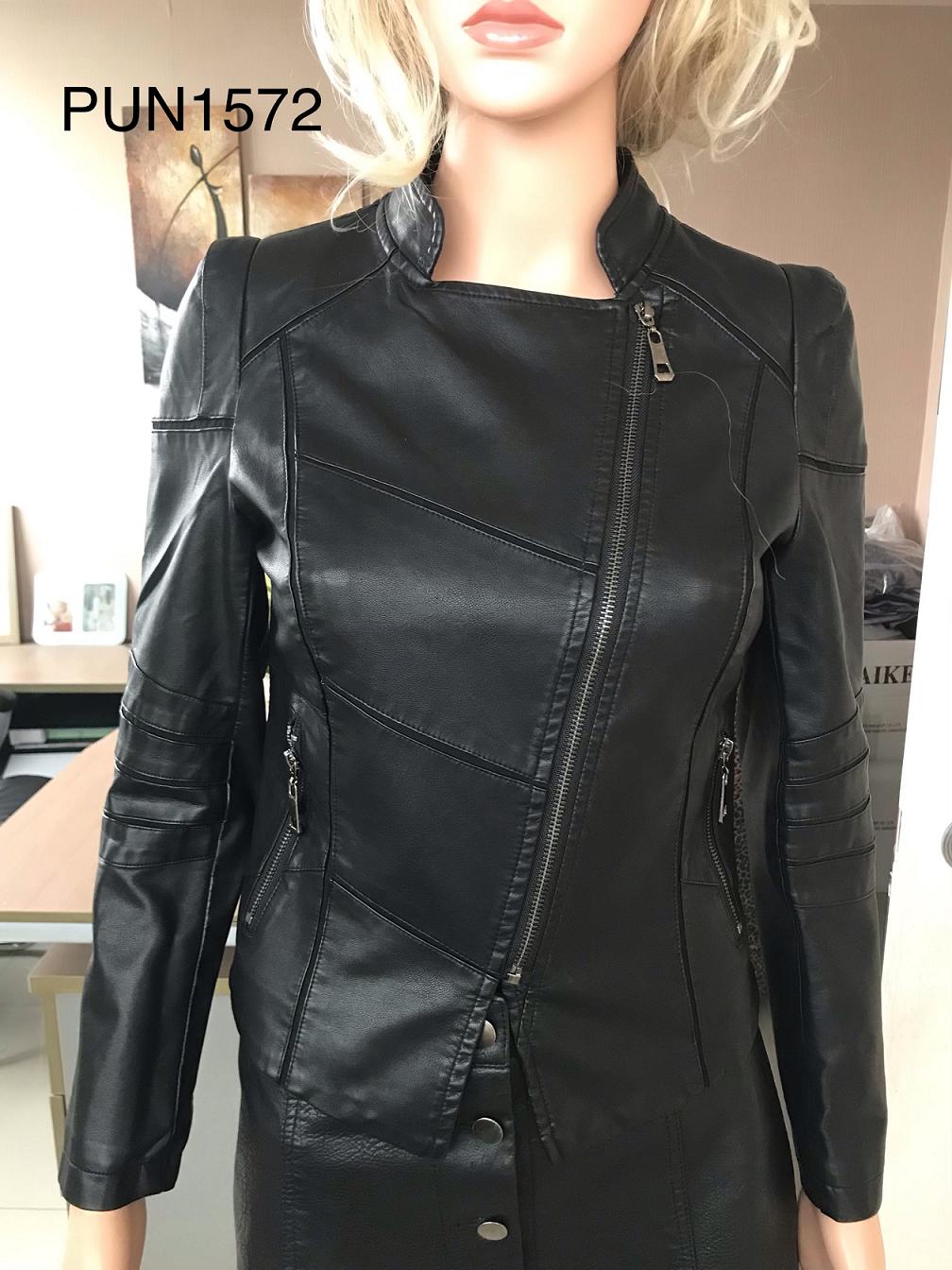 Ladies Pu Jacket Pun1572